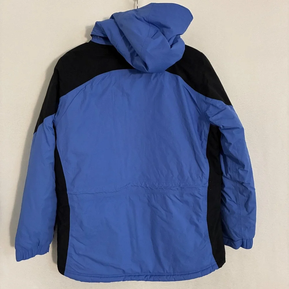 LL Bean Rugged Ridge‎ Primaloft Parka Jacket Womens M Full Zip Ski Hood Gorpcore